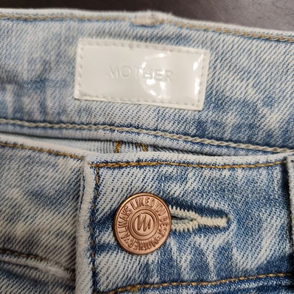 Mother The Stunner Zip Ankle Step Fray Rolling In The Bushes Size 26 - Picture 3 of 9